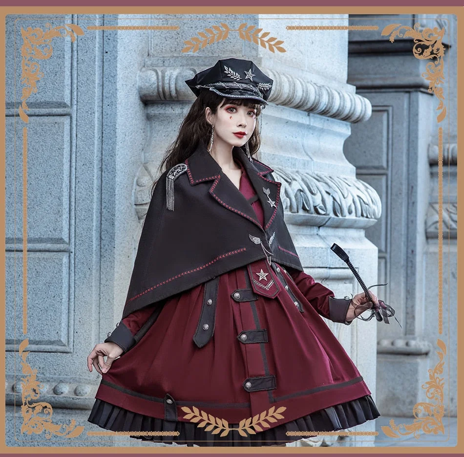 Dark Academia Fashion Gothic Lolita Dress SP17855