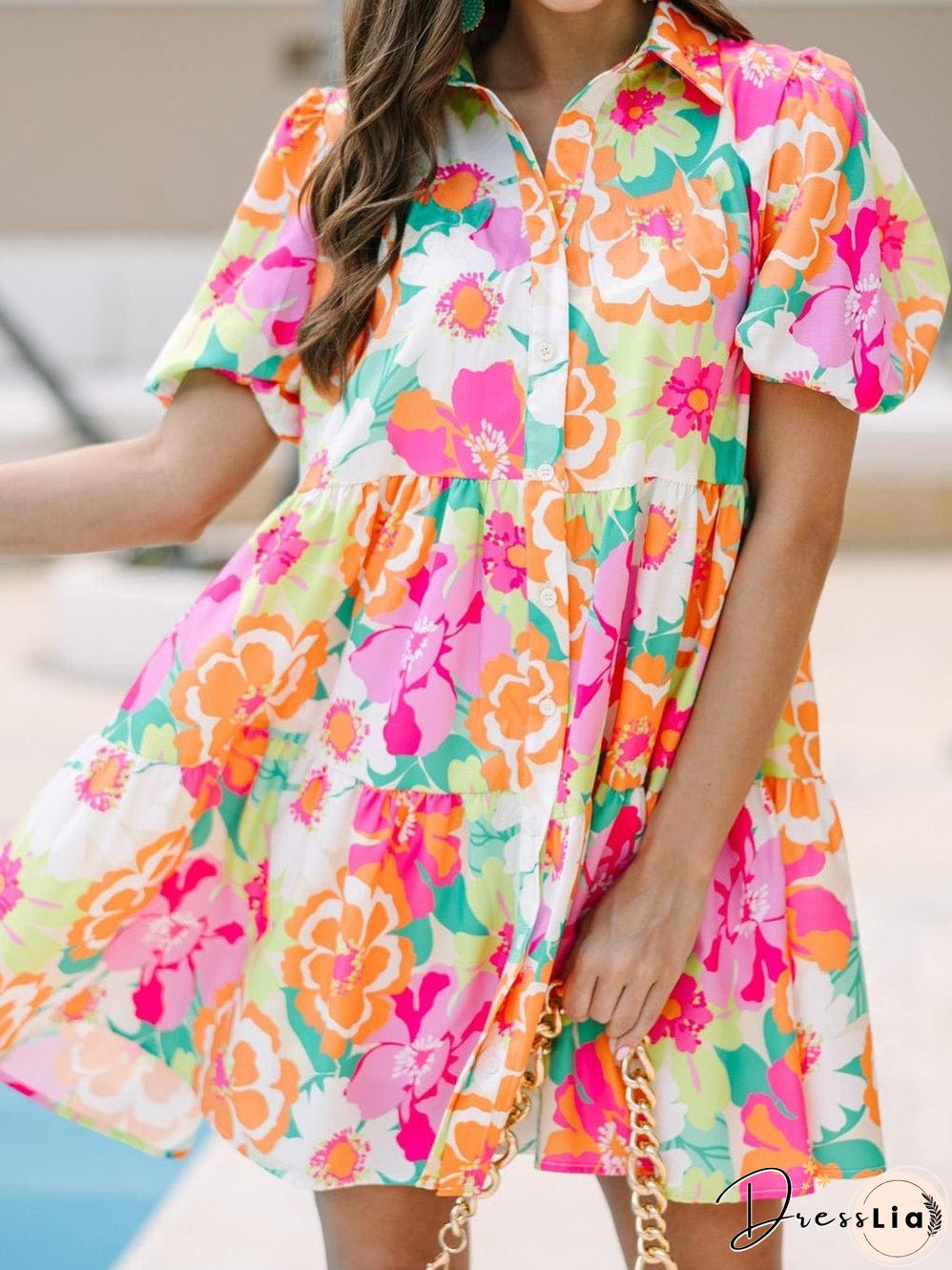 Whimsical Floral Dress