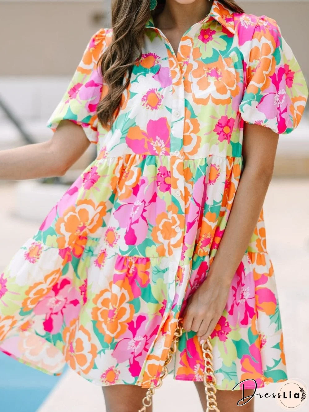 Whimsical Floral Dress