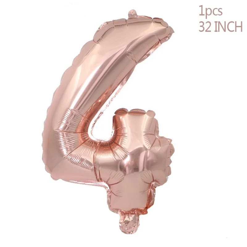 Rose Gold Confetti Baloons Foil Champagne Star Balloon Wedding Latex Ballon globos BabyShower Birthday Party Decoration Supplies