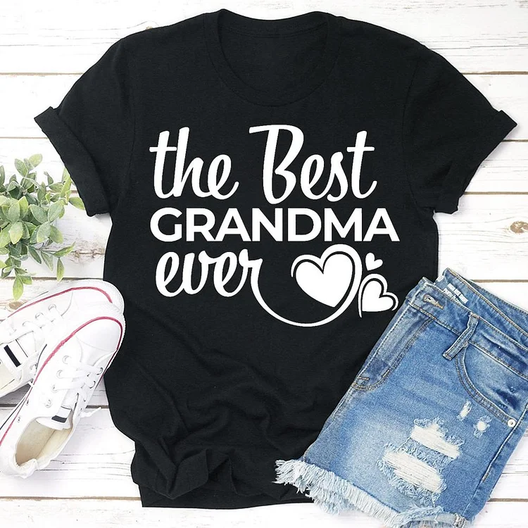 the best Grandma T-shirt Tee -03144-Annaletters