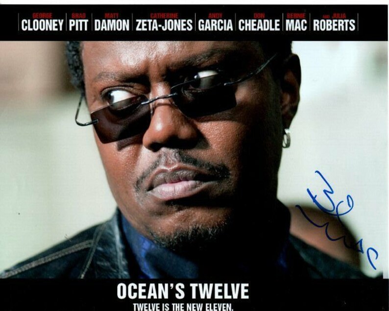 Bernie mac signed autographed oceans eleven frank catton 8x10 Photo Poster painting