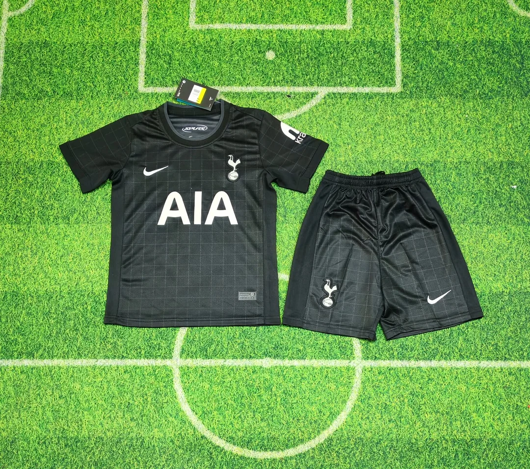 25/26 Tottenham Away Kids Kit Football Shirt Thai Quality