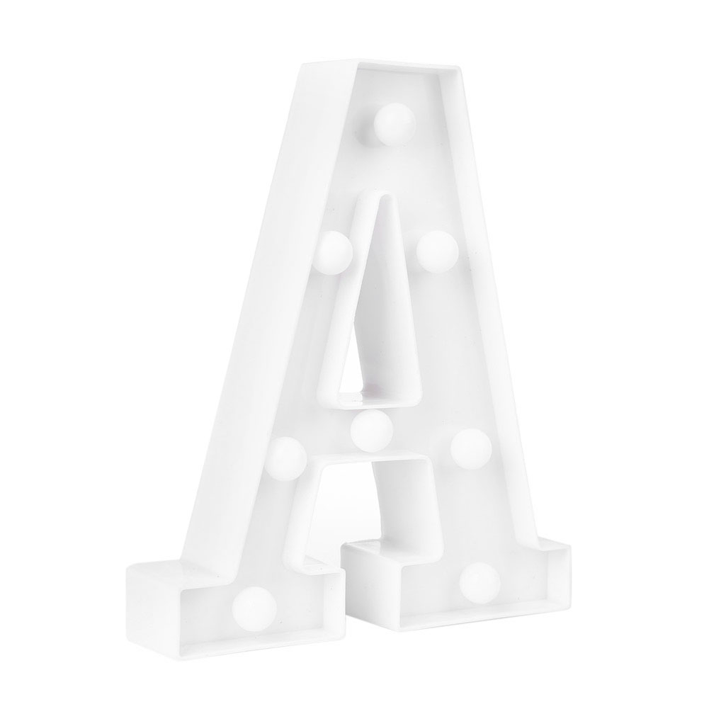 

Alphabet Letter LED Marquee Sign Lamp Wedding Party Decoration Night Light, 501 Original