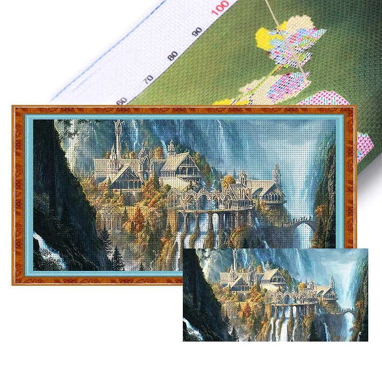 Fairyland (80*40cm) 14CT Stamped Cross Stitch gbfke