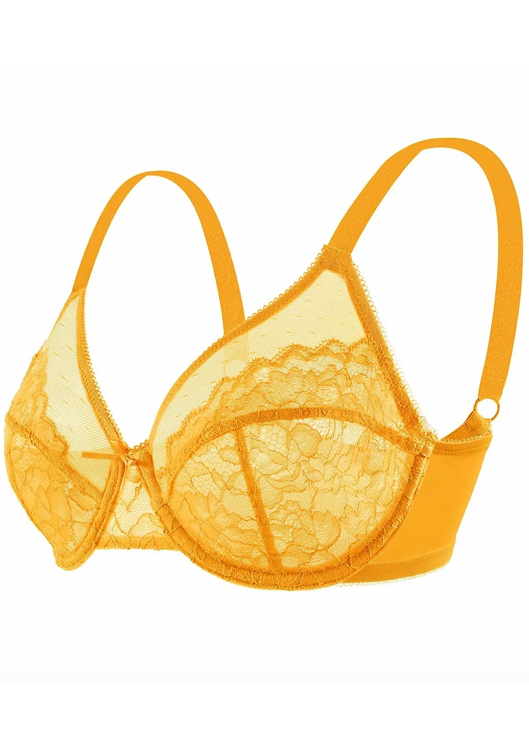 Enchante Unlined Non-padded Lace Underwire Bra