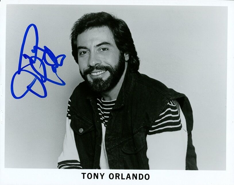 TONY ORLANDO In-person Signed Photo Poster painting