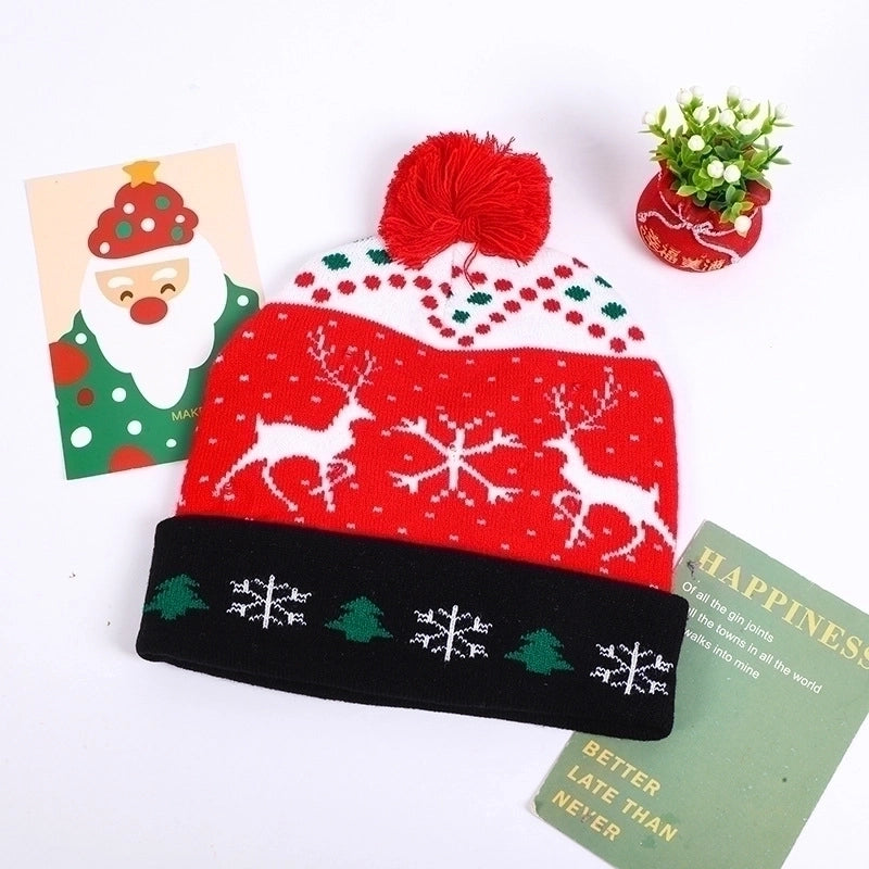 Christmas Fashion Christmas Tree Snowman Polyester Outdoor Christmas Hat