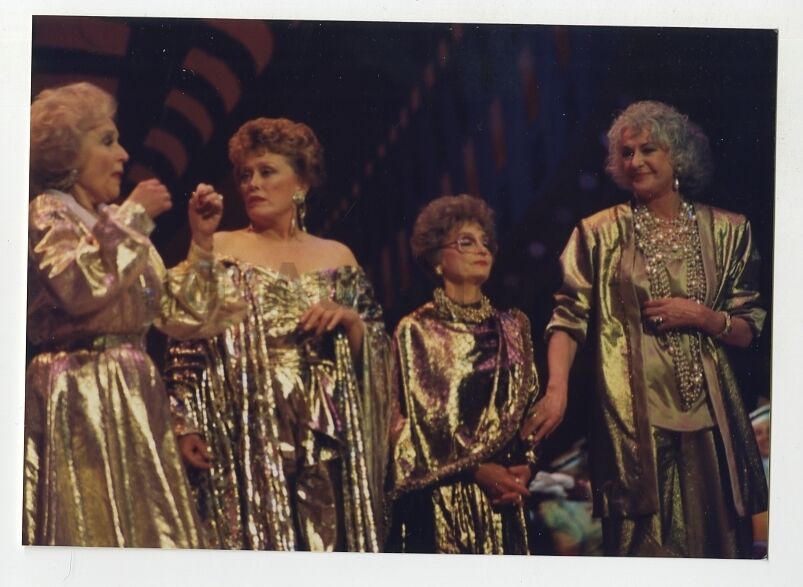 The Golden Girls - Vintage Candid Photo Poster painting by Peter Warrack Previously Unpublished