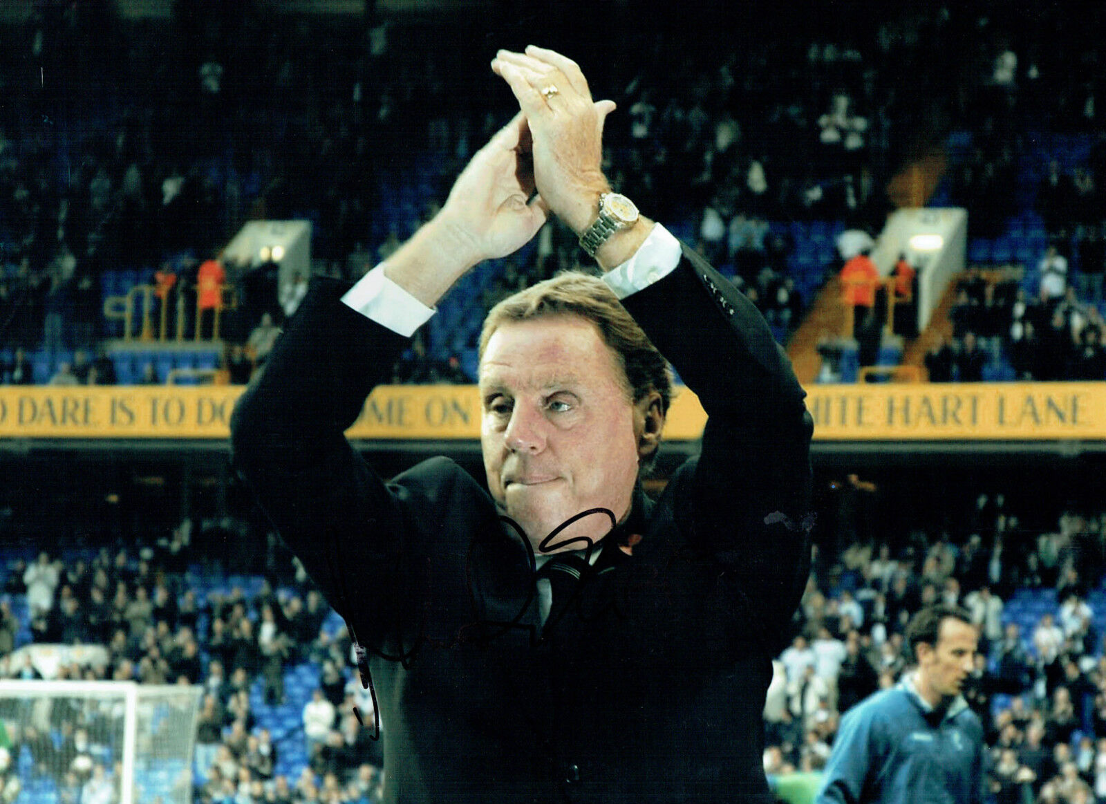 Harry REDKNAPP SIGNED Autograph 16x12 Tottenham MANAGER Photo Poster painting AFTAL COA