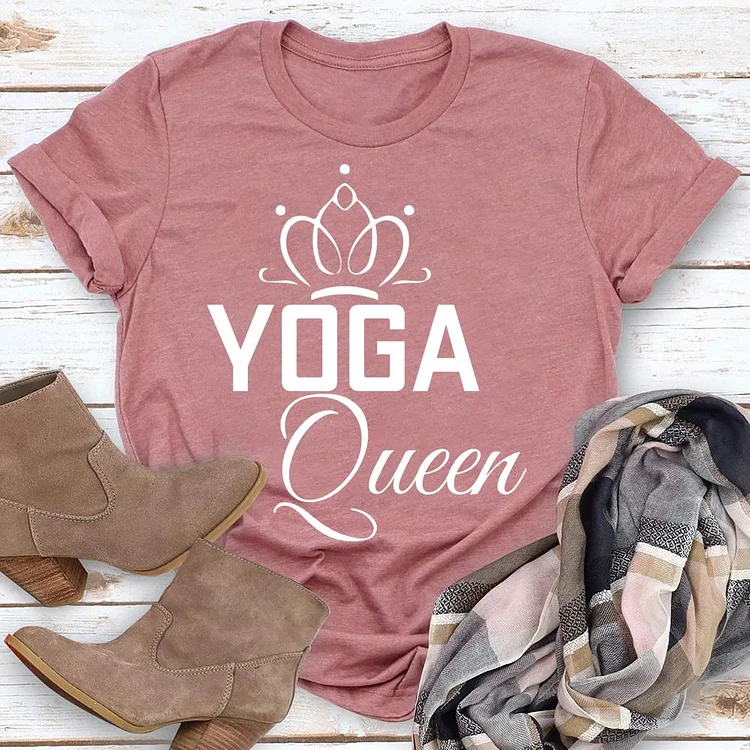 Yoga queen  T-Shirt Tee-05115-Annaletters