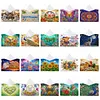 DIY PU Diamond Painting Tissue Box Kit Desktop Tissue Holder with Rhinestone Diamond Desk Decorative Tissue Box for Adults Desktop Storage Organizer 