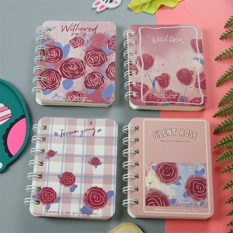 A7 Flip Coil Notebook Student Small Pocket Mini Portable Office Notepad Random 1 Piece