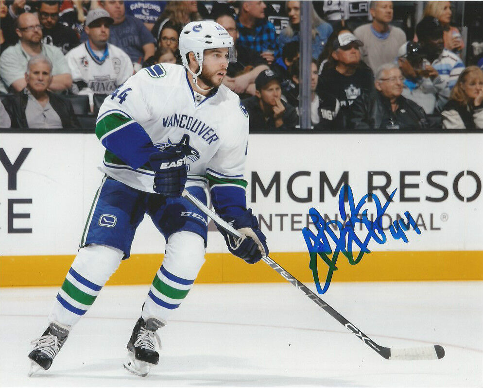 Vancouver Canucks Matt Bartkowski Signed Autographed 8x10 NHL Photo Poster painting COA D