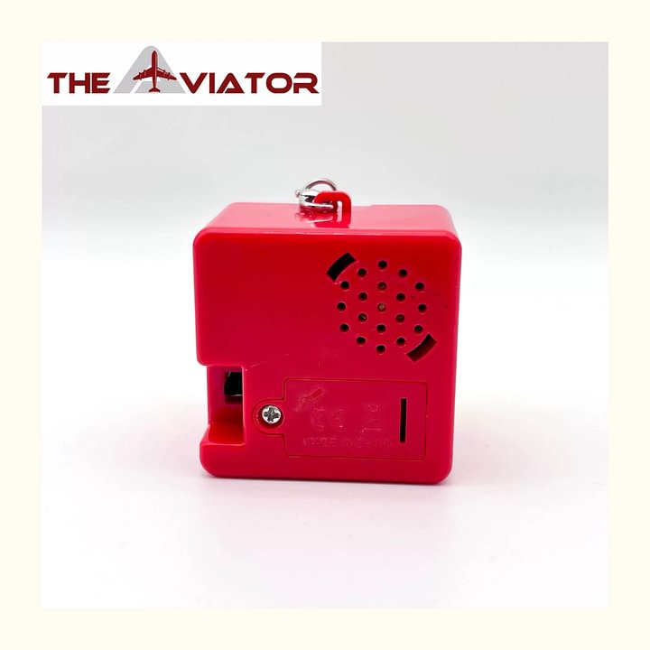 Porte-clés Alarme Pilote Et équipage - Simulateur Son EGPWS, Lumière LED, Bouton Cockpit Réaliste Pour Fans D'aviation