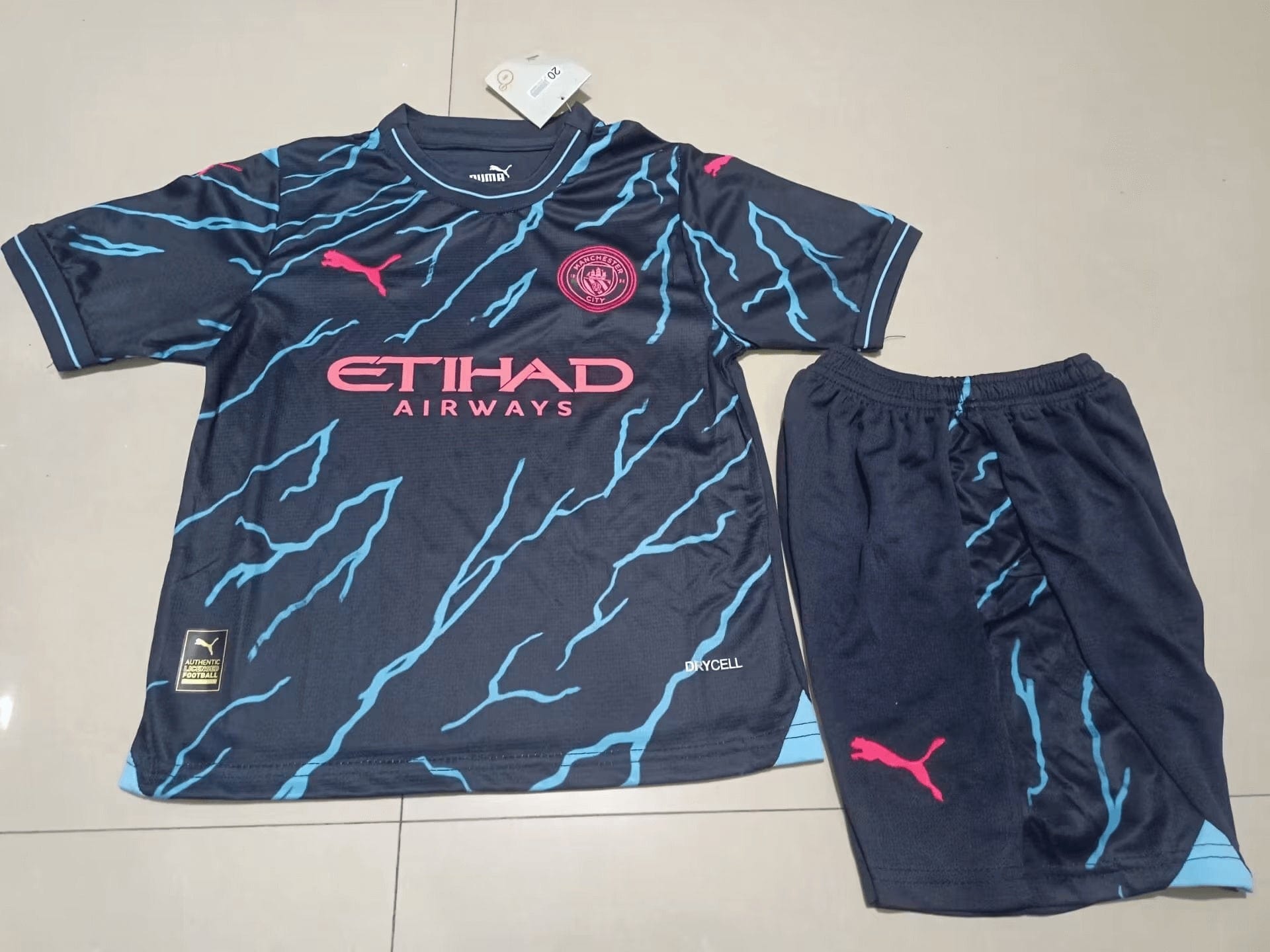 2023/2024 Kids Size Manchester City Third Away Football Shirt 1:1 Thai Quality mysite