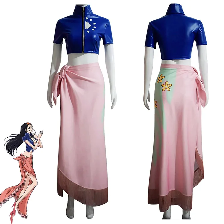 One Piece Nico Robin Cosplay Costume Dress Outfits
