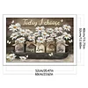 Today I Choose Faith Hope Love Peace Joy-11CT Stamped Cross Stitch 40*60cm/15.75*23.62in (Big Size)