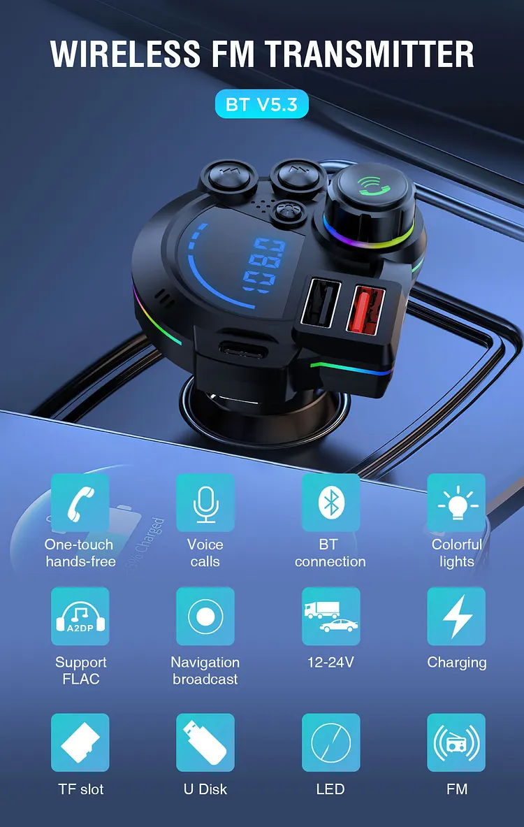 Car Bluetooth FM Transmitter