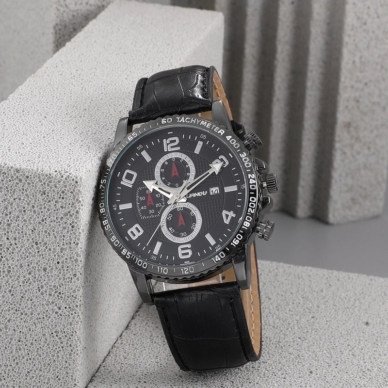 Business Geometric Buckle Quartz Men’s Watches