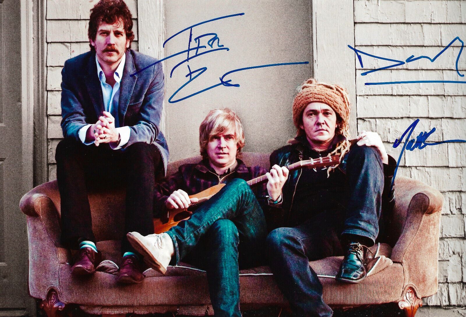 Nada Surf Band signed 8x12 inch Photo Poster painting autographs