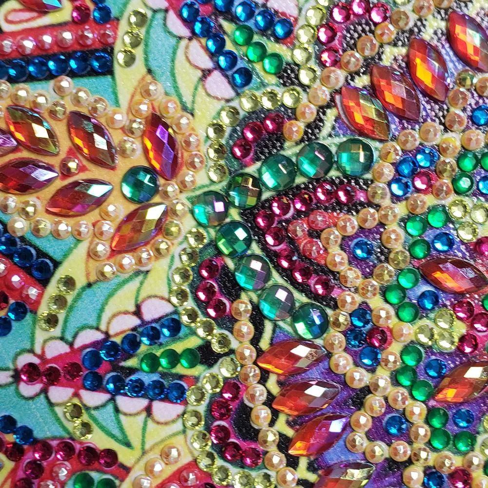 Diamond Painting - Special Shaped Drill - Mandala Flower(30*30cm)