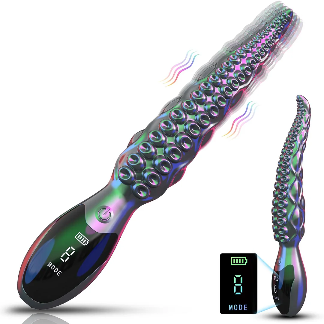 Vibrating Realistic Monster G-spot Dildos Anal Sex Toy With Led Display