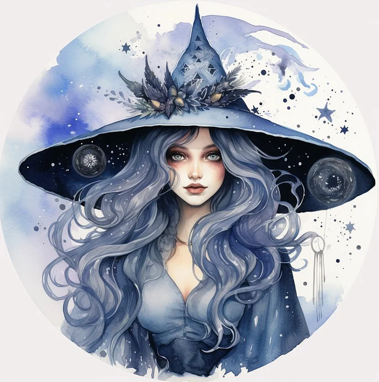 Witch 30*30CM (Canvas) Full Round Drill Diamond Painting gbfke