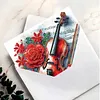 6Pcs Musical Instrument DIY Diamond Painting Greeting Card Set with Envelopes Crystal Painting Art Greeting Cards for Beginner Adult Holiday Gifts
