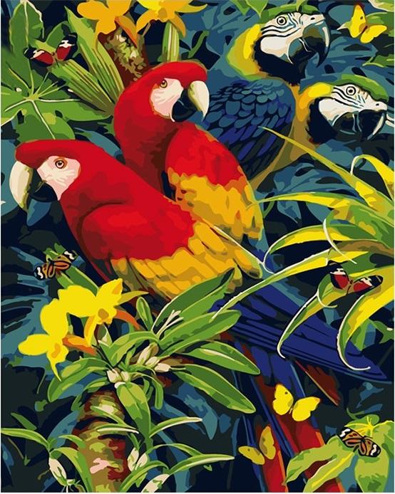 

Animals wall art picture acrylic paint – Paint By Numbers - 40*50CM, 501 Original