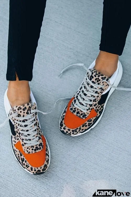 Animal Print Platform Sneaker