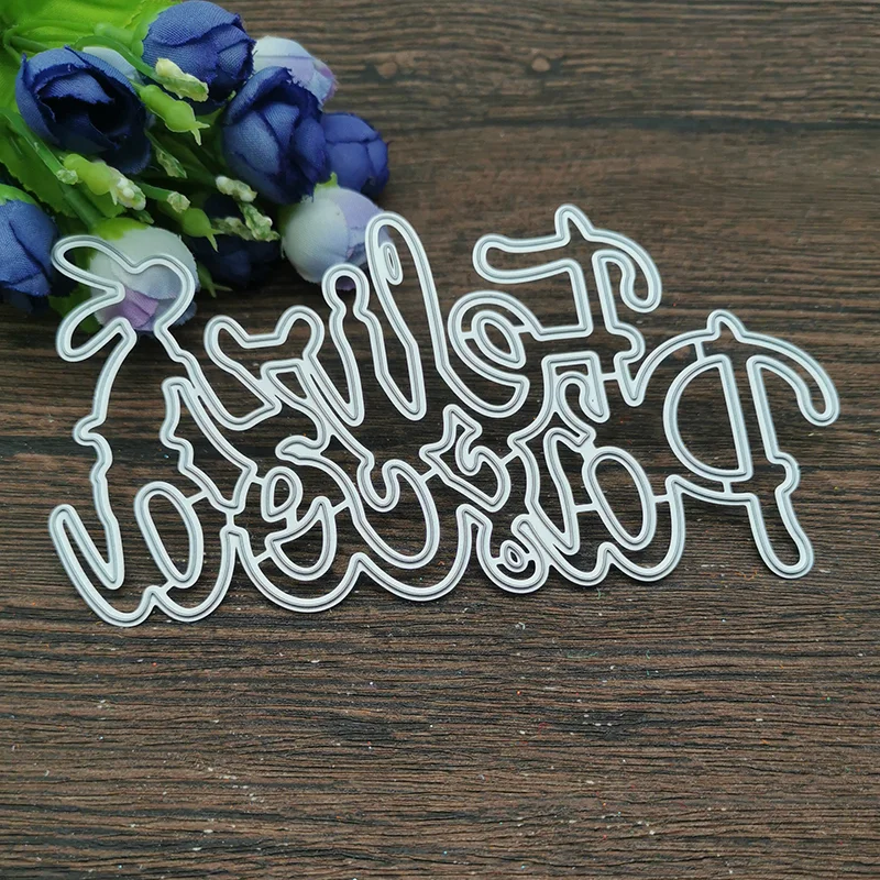 Nigikala rabbit happy Easter lace Metal Cutting Dies Stencils For DIY Scrapbooking Decorative Embossing Handcraft Template