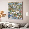 Four Seasons Of Summer-14CT Stamped Cross Stitch 40*51cm/15.75*20.08in