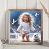 Diamond Painting-5D Full Round Drill Girl
