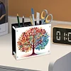 (US Only)DIY Tree Acrylic Diamond Painting Pen Holder Rhinestone Art Desk Organizer