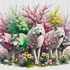 >SALE<Full Embroidery Eco-Cotton Thread 11CT Print Wolves Cross Stitch Kit 50x50cm
