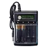 4 Slots Battery Charger with USB Cable Smart Charger for 1.5V AA/AAA Batteries