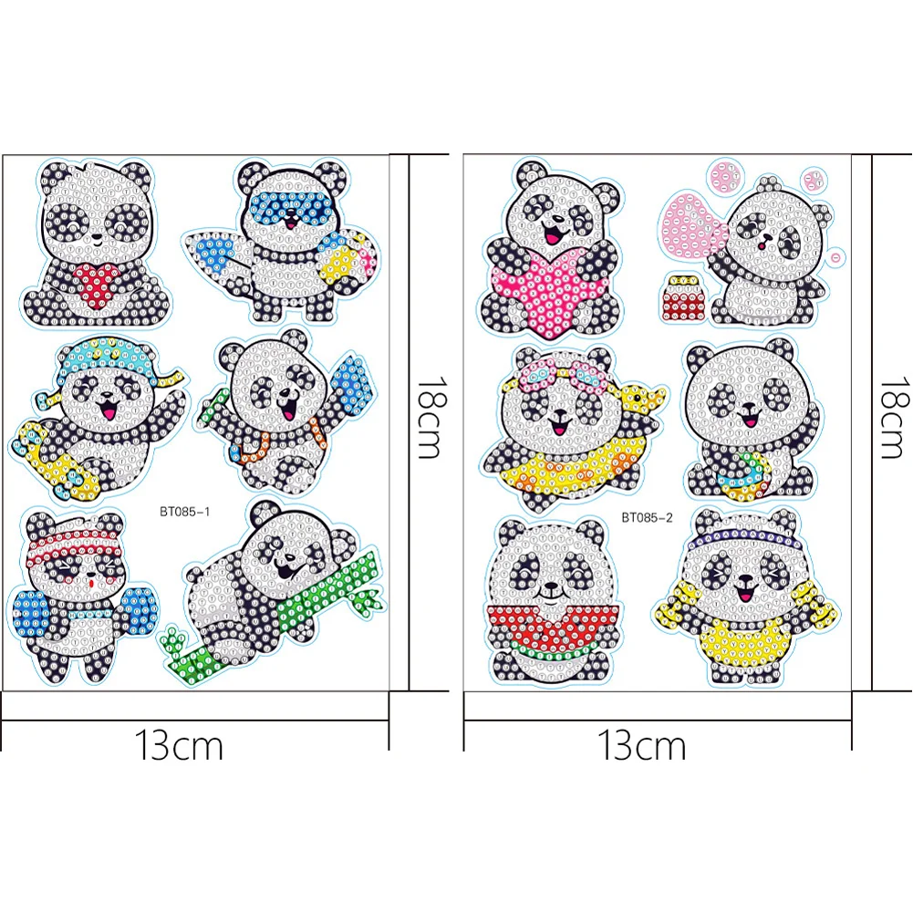 DIY Gem Art Sticker Cute Stickers Paint by Numbers for Kids Adult