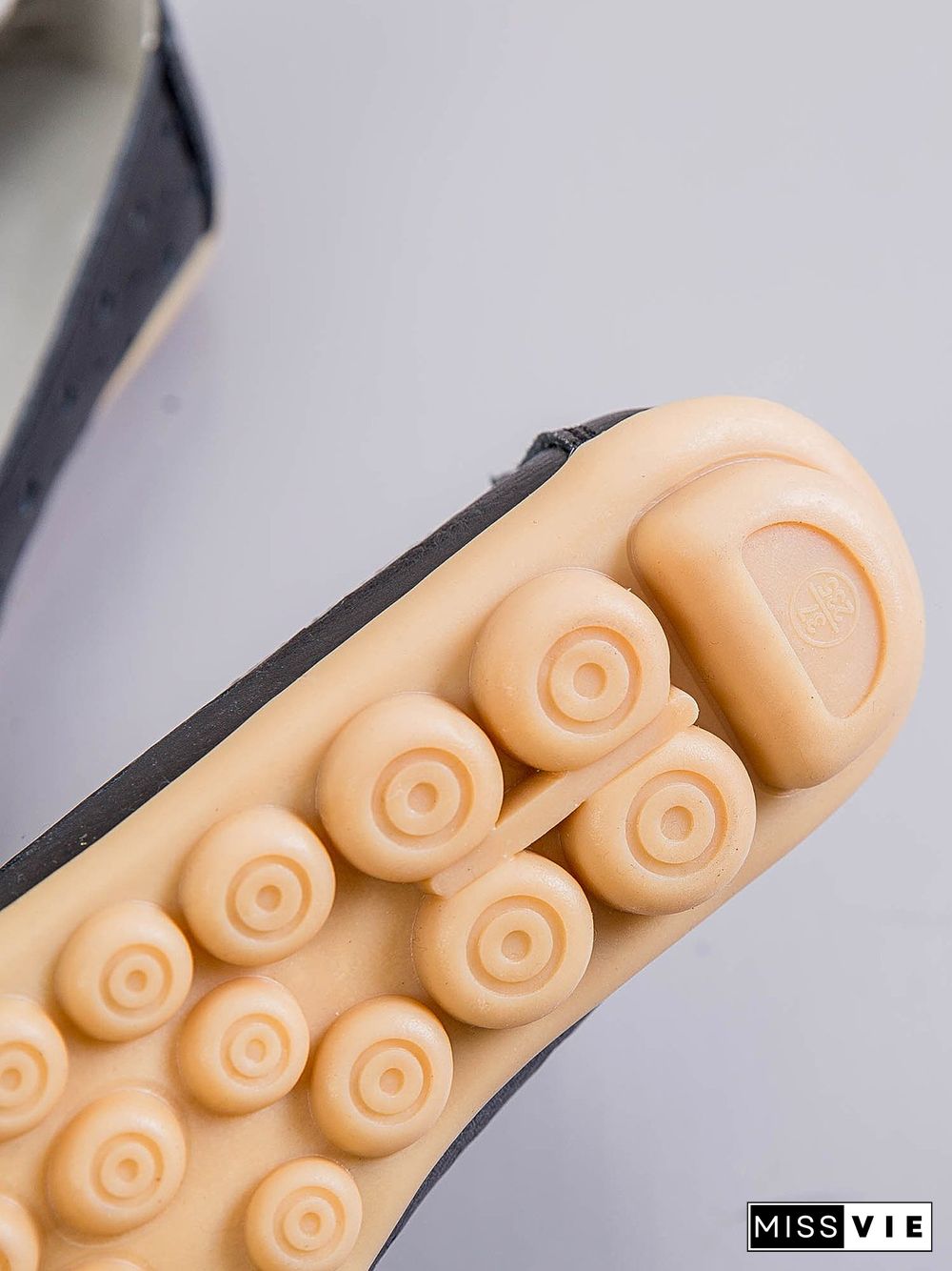 Hollow Leather Soft Sole Shoes