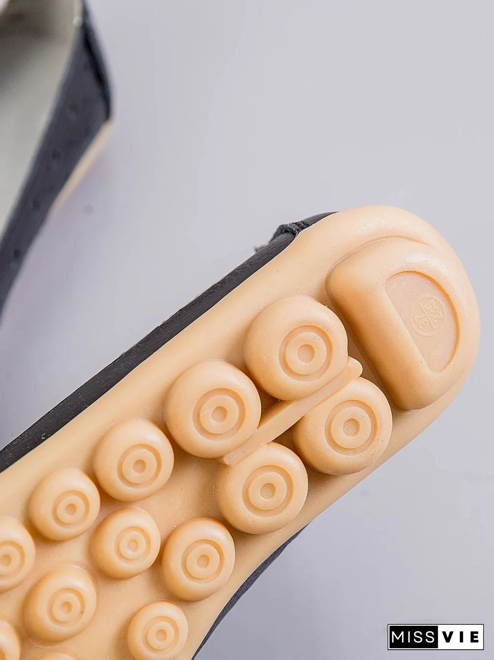 Hollow Leather Soft Sole Shoes