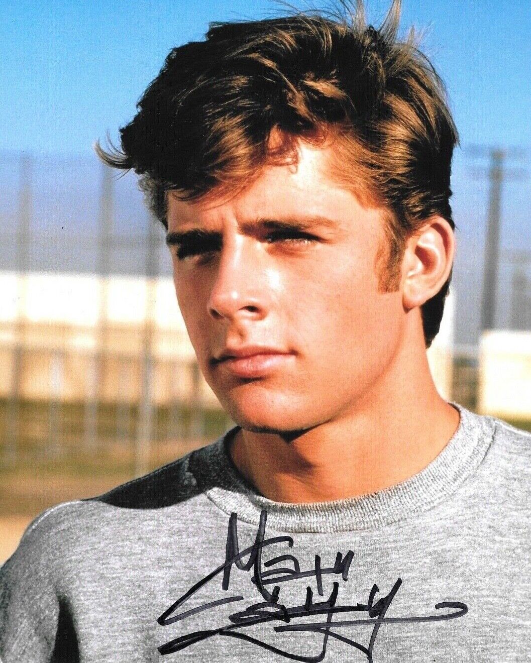 * MAXWELL CAULFIELD * signed 8x10 Photo Poster painting * GREASE 2 * COA * 7