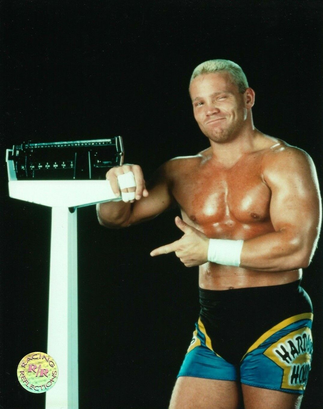 WWE CRASH HOLLY OFFICIAL LICENSED ORIGINAL R/R RACING AND REFLECTIONS 8X10 Photo Poster painting