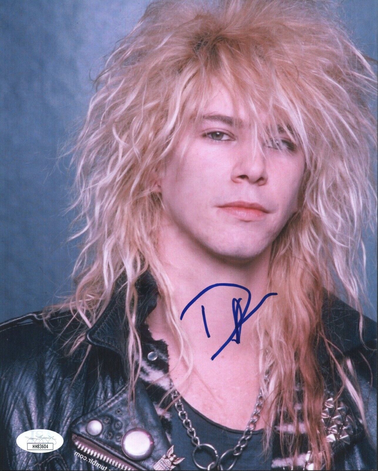 Duff McKagan Signed 8x10 Guns N Roses Bass Guitarist Authentic Autograph JSA COA