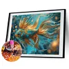 Diamond Painting-DIY Full Round Drill Gold Powder Betta Fish(40*50CM)