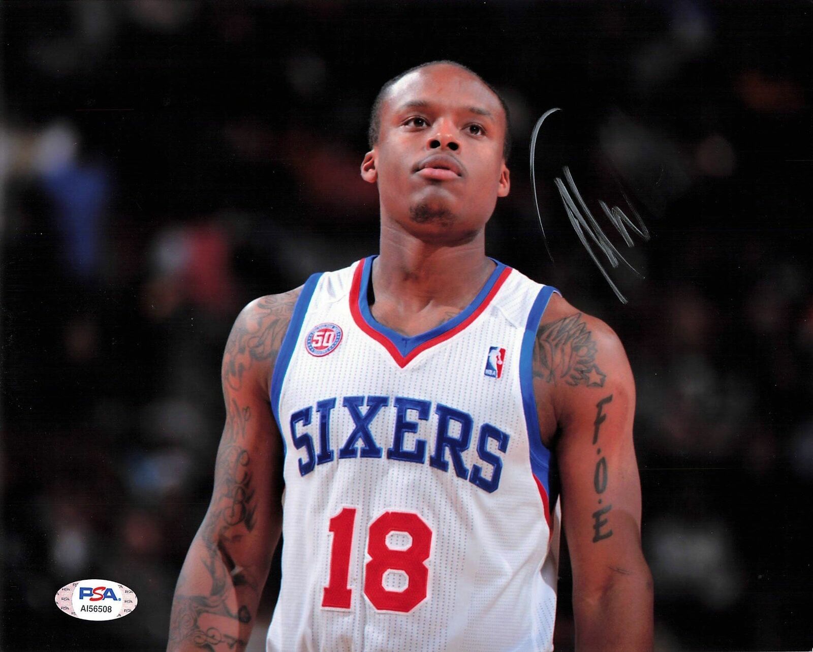 Maalik Wayns signed 8x10 Photo Poster painting PSA/DNA Philadelphia 76ers Autographed