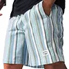 Men's Striped 17INCH Cotton Blend Shorts With Relaxed Fit And Side Pockets by Inlyline