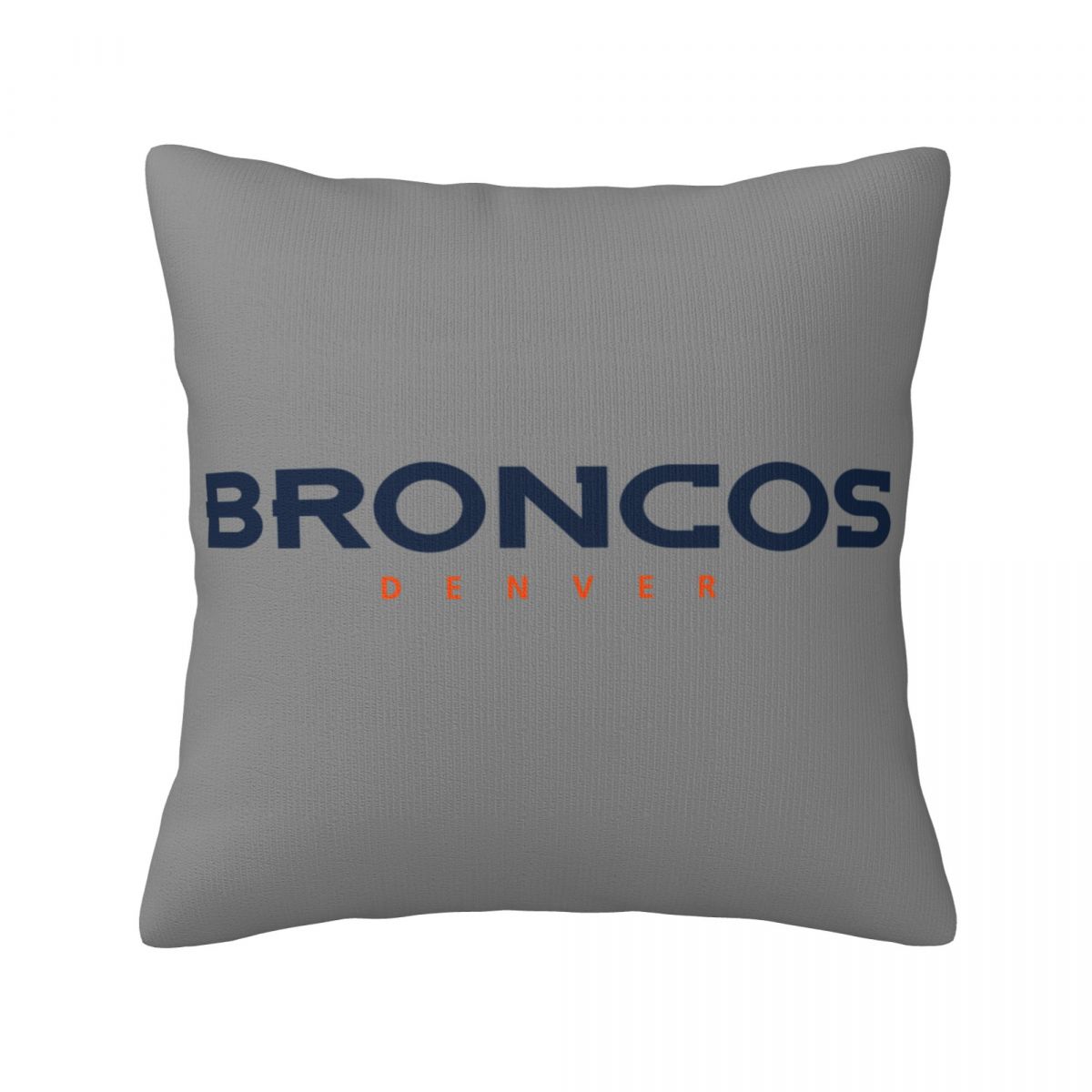 Denver Broncos Wordmark Throw Pillows 18 x 18 inch