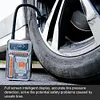 Car Air Pump, 3-in-1 Car Air Pump Portable Electric Car Tire Inflator Digital Display with LED Light Illumination Power Pack and Pressure Preset Function for Car Bicycle Inflatable Toy Ball