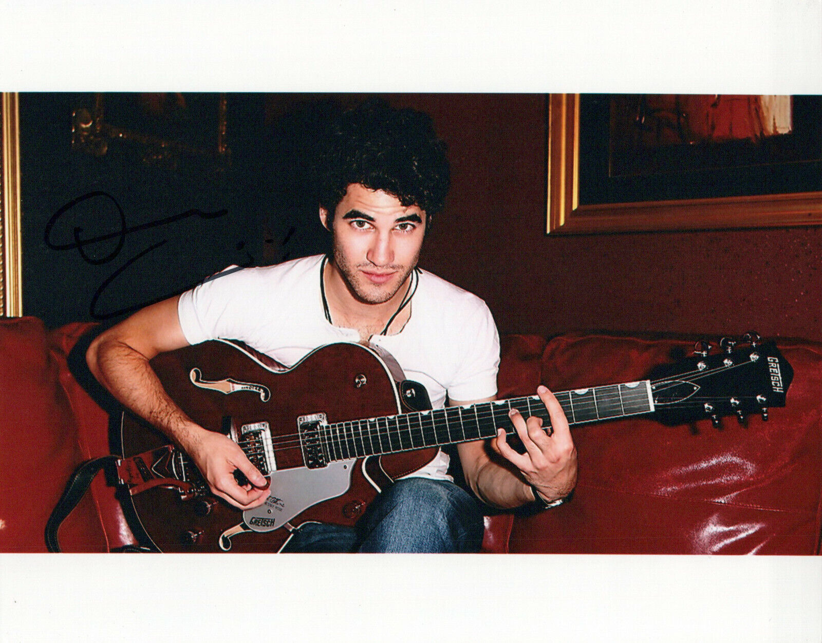 Darren Criss head shot autographed Photo Poster painting signed 8x10 #2