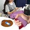 Label Gun Stitch Hemming Gun Quilt Tacking Gun w/ 6 Needles for Clothes (Pink)
